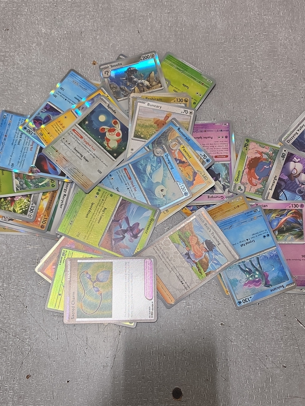 40 Holographic Pokemon Cards